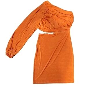 Hello Molly Ambitious  Girl dress large orange dress